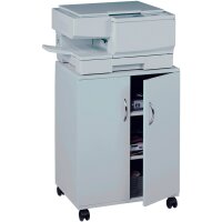 DURABLE Bürowagen "74 53", geschlossen, 3 Fächer, weiss