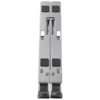 LogiLink Notebook-Ständer, zusammenklappbar, silber