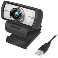 LogiLink Caméra de conférence HD USB, 2...