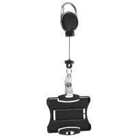 DURABLE Ausweishalter mit Jojo EXTRA STRONG, schwarz