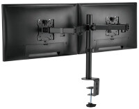 LogiLink TFT- LCD-Doppel-Monitorarm, Armlänge: 390 mm