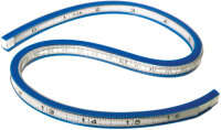 WESTCOTT Gabarit de courbe flexible, longueur : 400 mm (16)