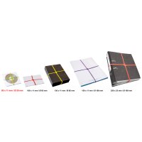 Läufer Elastiques en X dans un carton - 500 g, 100 x...