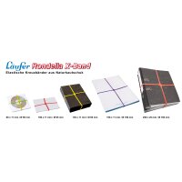 Läufer Elastiques en X dans un carton - 500 g, 100 x 11 mm,