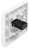 LogiLink Plastron HDMI, femelle HDMI - femelle HDMI, blanc