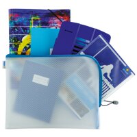 HERMA Pochette à fermeture à zip Mesh Bags,...