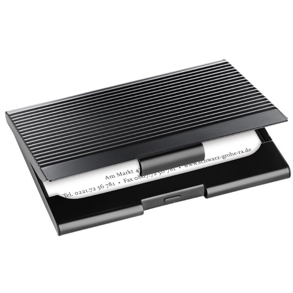 sigel Visitenkarten-Etui Chrom, silber glänzend