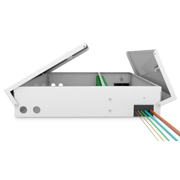 DIGITUS Boîte dépissures LWL Unibox, montage mural, gris