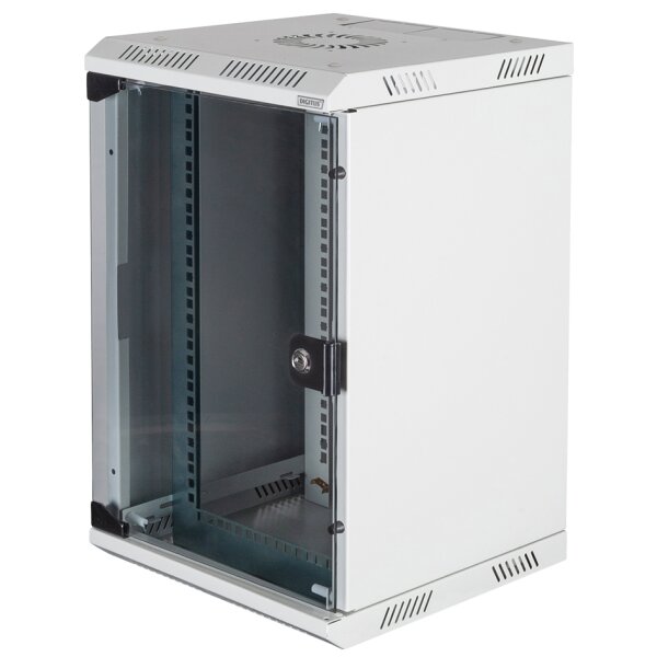 DIGITUS Coffret mural combiné 10/19, IP20, gris (RAL7035)
