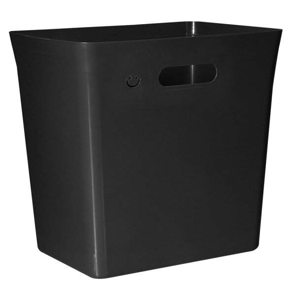 plast team Abfallbehälter AVEDORE, 20 Liter, schwarz