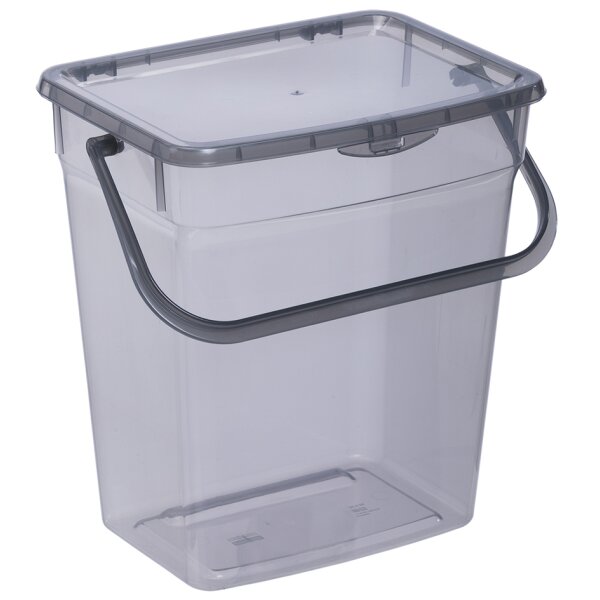 plast team Waschmittelbox, 6 Liter, transparent