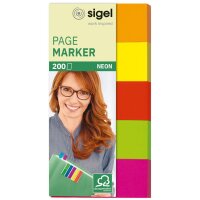 sigel Haftmarker Brillant, 50 x 20 mm, 160 Blatt