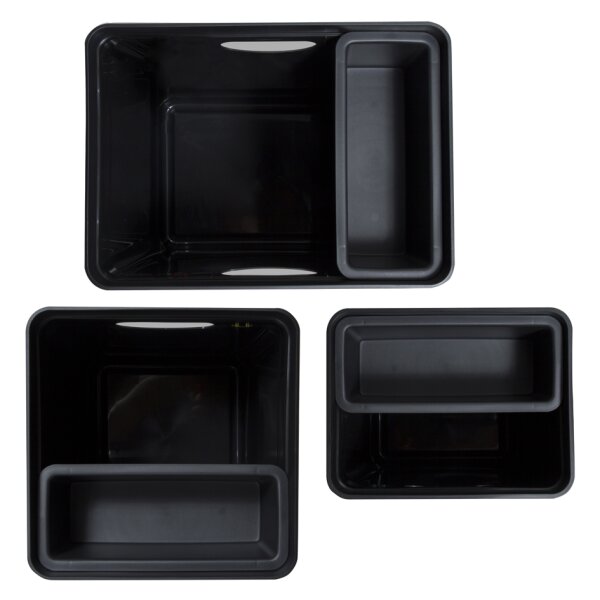 plast team Couvercle AVEDORE, pour poubelle de 15 L, noir