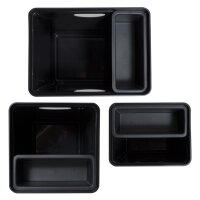 plast team Couvercle AVEDORE, pour poubelle de 15 L, noir