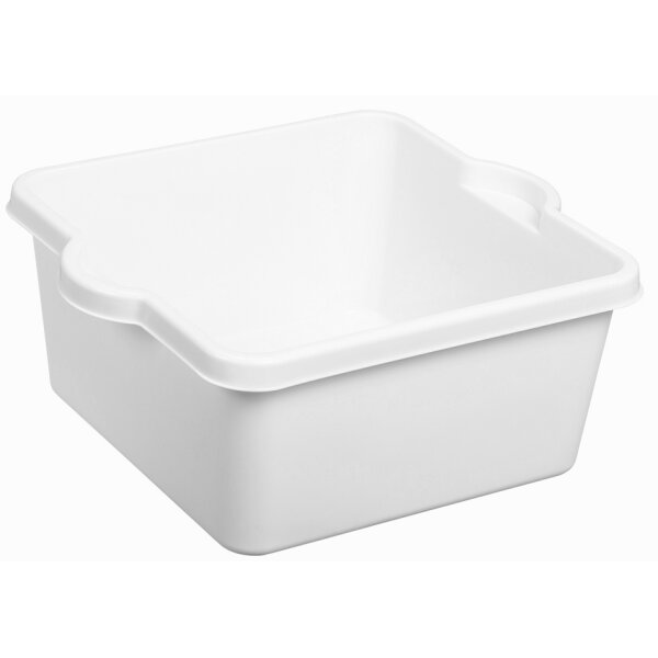 plast team Bassine ATLANTA, rectangulaire, 10 L, blanc