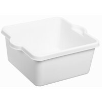 plast team Bassine ATLANTA, rectangulaire, 10 L, blanc