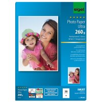 sigel Ultra-Foto-Papier, DIN A4, hochglänzend, 190 g qm