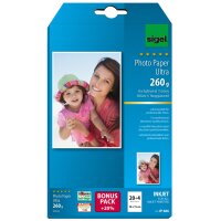 sigel Ultra-Foto-Papier, 10 x 15 cm, hochglänzend,...