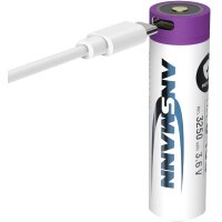 ANSMANN Pile rechargeable Li-Ion 18650, 2.600 mAh