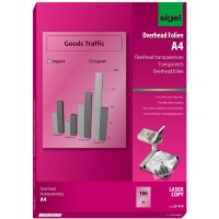 sigel Film pour imprimante laser / photocopieur noir/blanc