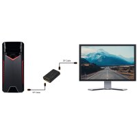 LogiLink DisplayPort Adapter, DP Kupplung - DP Kupplung