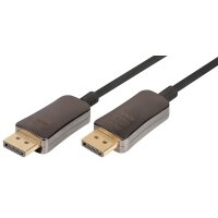 DIGITUS Câble de fibre optique hybride DisplayPort...