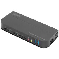 DIGITUS Commutateur KVM, 2 ports, 2x entrée DP, 1x...
