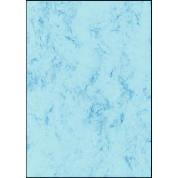 sigel papier marbré, A4, 90 g/m2, papier fin, gris
