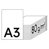 HAPPY OFFICE Universalpapier weiss A3 80g - 1 Palette (50000 Blatt)