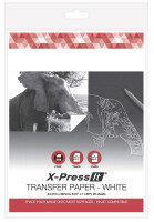 transotype X-Press It Transfer-Papier, weiss, DIN A4