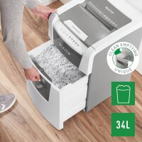 LEITZ Aktenvernichter IQ AutoFeed OfficePro 100 P5, weiss