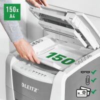 LEITZ Destructeur de documents IQ AutoFeed OfficePro 150 P5