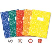 HERMA Protège-cahier Schoolydoo, A5, en PP, set de 5