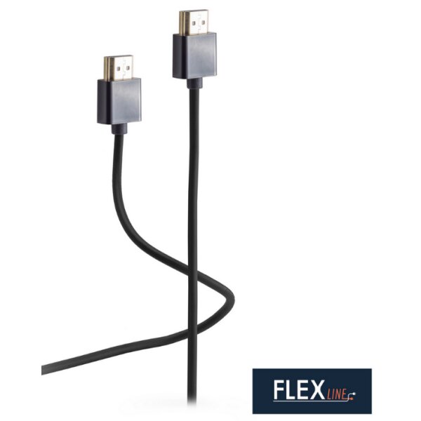 FLEXLINE HDMI Kabel, A-Stecker - A-Stecker, 2,0 m