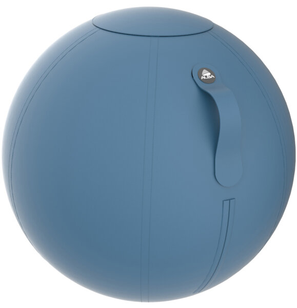 ALBA Ballon dassise ergonomique MHBALL, bleu canard