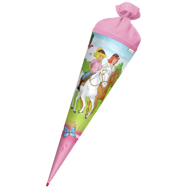 ROTH Motiv-Schultüte "Bibi & Tina", rund, 700 mm, Effekt