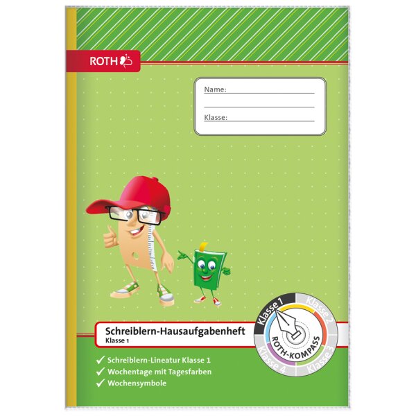 ROTH Hausaufgabenheft Kompass, 4. Klasse, DIN A5