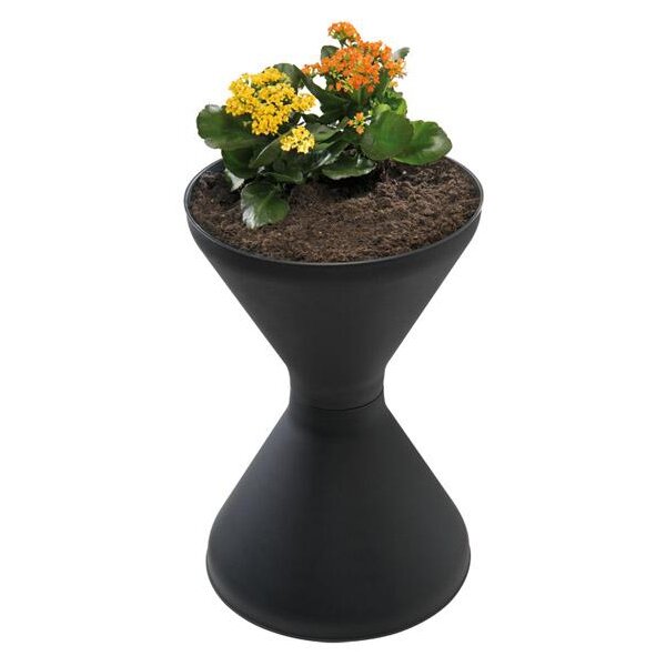 APS Cendrier sur pied DIABOLO, noir mat