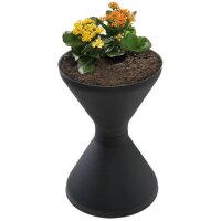 APS Cendrier sur pied DIABOLO, noir mat