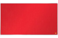 NOBO Tableau Feutre Impression Pro 1915419 rouge, 40x71cm