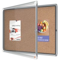 nobo Vitrine daffichage en liège Premium Plus, 8 x A4