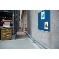 nobo Filztafel Essence, (B)900 x (H)600 mm, grau