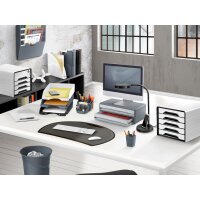 CEP Corbeille à papier CepPro, 14 litres, gris