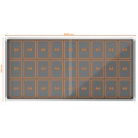 nobo Vitrine daffichage Premium Plus, en feutre, 18x A4