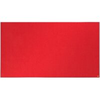 NOBO Tableau Feutre Impression Pro 1915422 rouge, 87x155cm