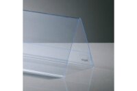 SIGEL Tischsteller Dach 190x60mm TA132 transparent 5 Stück