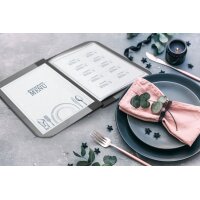 Securit Protège-menus ESSENTIAL, A5, noir