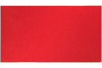 NOBO Tableau Feutre Impression Pro 1915423 rouge, 106x188cm