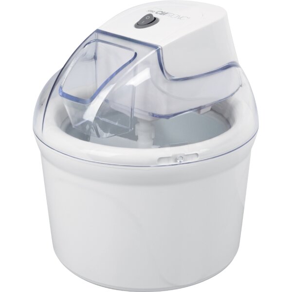 CLATRONIC Sorbeti&egrave;re ICM 3764, 1,5 litre, blanc