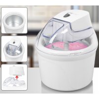 CLATRONIC Sorbetière ICM 3764, 1,5 litre, blanc